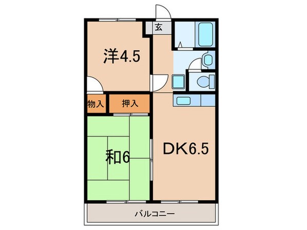 サンシティ二俣の物件間取画像